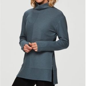 STUDIO NAMASTE MOCK NECK PULLOVER